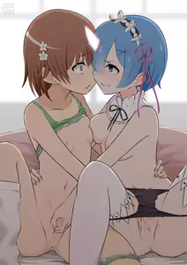 Page 13 of レムと美琴のレズバトル - preview thumbnail