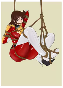 Page 7 of Showa-style Tight Suit Super Bondage Wars Revised - preview thumbnail