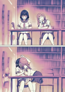 Page 3 of Toshoshitsu de Moteasobareru Futanari-chan - preview thumbnail