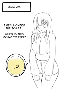 Page 11 of A girl who is going to hold her pee for 24 hours - preview thumbnail