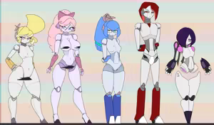 Page 289 of Zedrinbot robot girls - preview thumbnail