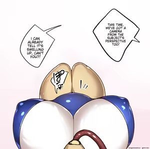 Page 3 of Mesukemo-chan gets her belly inflated with gas cylinders until the room is full 🎈 - preview thumbnail