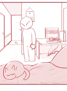 야설들키고 여친이랑 섹스한 썰 — hentai manga cover on Fhentai