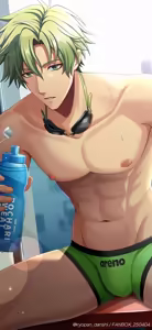Page 7 of プールサイドで休憩する草薙 - preview thumbnail