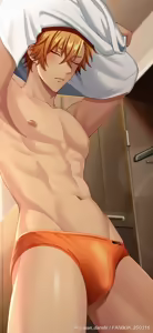 Page 15 of 更衣室で着替える橙野～（何がとは言わないが）下向き編～ - preview thumbnail