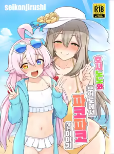 HoshiNono to Mujintou de Pacopaco Suru Hanashi | 호시노노와 무인도에서 파코파코하는 이야기 — hentai manga cover on Fhentai