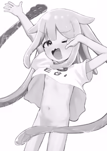 Page 3 of Takokko Menme-chan! ~Shokushu Musume ni Shibori Torarechau Hanashi | 小小章鱼萌萌酱来咯！ - preview thumbnail