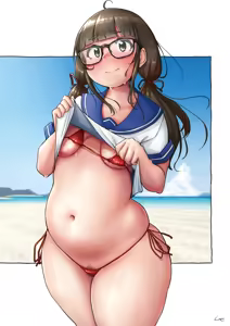 Page 28 of Muchi Pocha JK Fuuki Iin to Himitsu no Okujou | Le Secret de la Fille Potelée du Conseil des Élèves sur le Toit - preview thumbnail