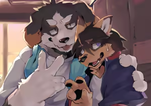 Page 355 of Pixiv, Fanbox and Twitter furry artworks - preview thumbnail