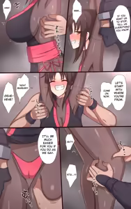 Page 8 of "Cow's Tongue Machine" Kunoichi Tickling Interrogation - preview thumbnail