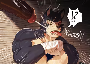 Page 12 of The Three Little Pigs & The Big Bad Wolf | 三个猪比 - preview thumbnail