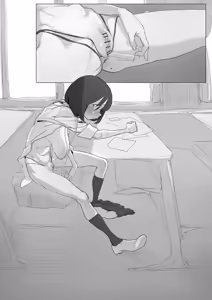 Page 21 of Jishuushitsu de Roshutsu Ona no Renshuu shitetara Tomodachi ga Kite Pinchi no Luna-chan - preview thumbnail