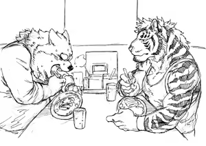 Page 185 of ラーメン狼とカレー虎 - preview thumbnail