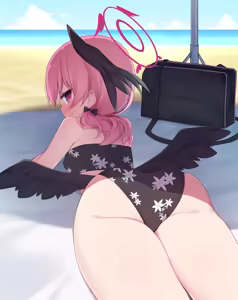 Page 2 of Koharu Shimoe Swimsuit - preview thumbnail
