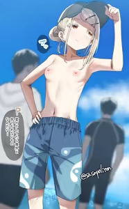 Atsugite Rough na Mizugi de Kikou ni Hashiridasu Hiro Shinosawa — hentai manga cover on Fhentai