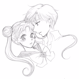 Page 115 of Sailor moon art compilation - preview thumbnail