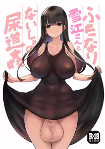 Futanari Yukie-san to Naisho no Nyoudoukan (decensored) — hentai manga cover on Fhentai