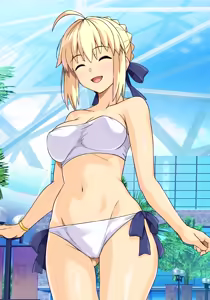 Page 66 of Saber-san Yarimoku Nanpamachi Pool Hen + Omake Mini CG Shuu - preview thumbnail