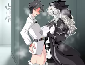 Page 12 of 『Kriemhild and Pure Love NTR Cheating Erotica: A Close Call in the Hallway』- Limited Strip Version - - preview thumbnail