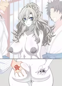 Page 8 of 『Kriemhild and Pure Love NTR Cheating Erotica: Fingering Challenge in Front of Her Husband』- Limited Strip Version - - preview thumbnail