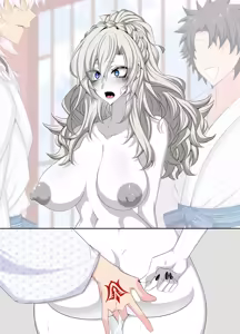 Page 10 of 『Kriemhild and Pure Love NTR Cheating Erotica: Fingering Challenge in Front of Her Husband』- Limited Strip Version - - preview thumbnail