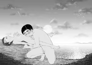 Page 53 of Gatsu no umibe nite - na ma iki shounen no abu nai yamibaito - - preview thumbnail