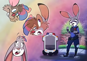 Page 139 of Nick Wilde&Judy Hopps(Zootopia) TF-Art - preview thumbnail