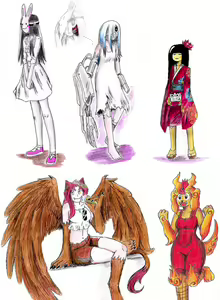 Page 107 of Bite sized monster life: characters - preview thumbnail