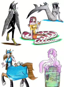 Page 108 of Bite sized monster life: characters - preview thumbnail