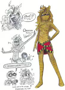Page 30 of Bite sized monster life: characters - preview thumbnail