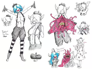 Page 64 of Bite sized monster life: characters - preview thumbnail