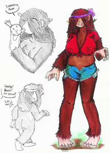 Page 79 of Bite sized monster life: characters - preview thumbnail