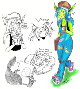 Page 93 of Bite sized monster life: characters - preview thumbnail