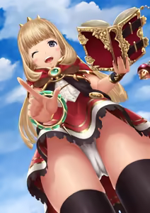 Page 3 of 下から見るカリオストロの反応高画質セリフなしver - preview thumbnail