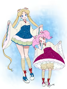 Sailor moon art compilation  and some arts — hentai manga cover on Fhentai