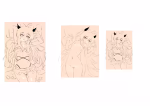 Page 26 of Honkai Impact 3rd/Genshin Impact sketches - preview thumbnail