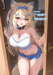 Fuwawa Home Alone - hentai manga cover image