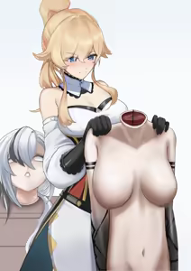 Jean to Arlecchino + Lumine to Furina — hentai manga cover on Fhentai