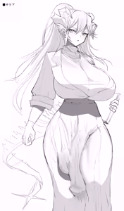 Page 31 of アークナ〇ツ、エロ落書きまとめ ふたなり、下品系、おジャマ化、その他。その1 - preview thumbnail