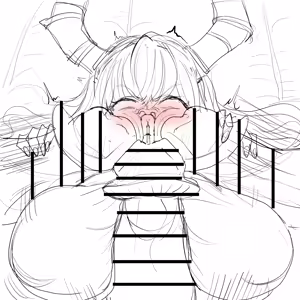 Page 44 of アークナ〇ツ、エロ落書きまとめ ふたなり、下品系、おジャマ化、その他。その1 - preview thumbnail