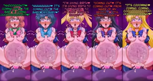 Page 143 of Sorosoro Sailor Moon wa Mitsuishi Kotono-san ja nakute mo Yoku nai? | The Sailor Guardians, Defeated by a Youma and Turned into Breeders - preview thumbnail