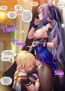 Page 2 of Aether and KeQing - preview thumbnail