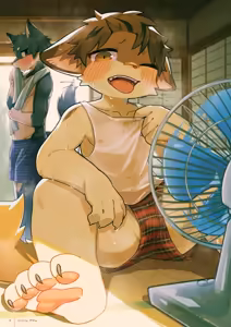 Page 9 of Trunks Kemo Danshi Anthology "Trun[k]s Fur[ry]" - preview thumbnail