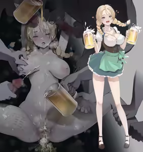 Page 51 of モンスタークレーマーに立場をわからせられた酒場の金髪看板娘 - preview thumbnail