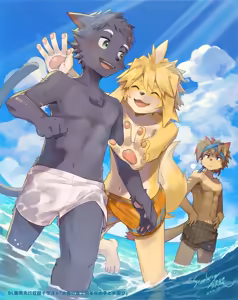 Page 57 of Mail Traveler no neko shounen to doshaburi no mori no koya de ichiban sugosu hanashi - preview thumbnail