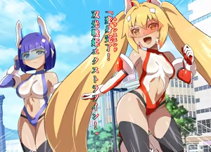 Page 14 of Henshin Heroine Haiboku Choukyou Rensa Akuochi! _Soukou Senki Extra Twin_ - preview thumbnail