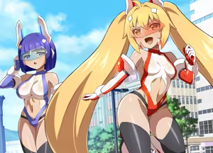 Page 339 of Henshin Heroine Haiboku Choukyou Rensa Akuochi! _Soukou Senki Extra Twin_ - preview thumbnail