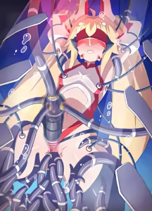 Page 502 of Henshin Heroine Haiboku Choukyou Rensa Akuochi! _Soukou Senki Extra Twin_ - preview thumbnail