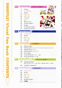 Page 3 of SHUFFLE! Visual Fan Book - preview thumbnail