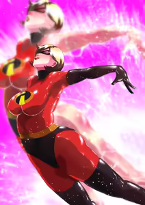 Elastigirl Henshi! + Shuutai — hentai manga cover on Fhentai